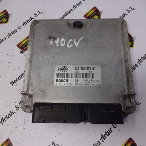 Centralita del motor  VW Golf IV AUDI SKODA 0281010091 038906019AM