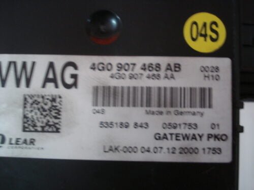 Centralita AUDI A6 Allroad A7 4G0907468AB 4GO907468AB 4G0907468AA