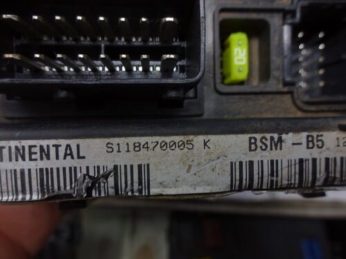 BSM Caja de fusibles Citroen Berlingo 965061828000 9650618280-00 S118470005K