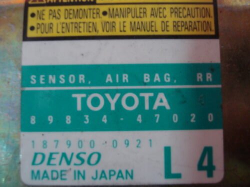 Airbag Centralita Toyota Prius 8983447020 89834-47020 187900-0921