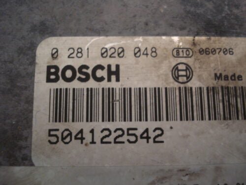 Centralita del motor IVECO STRAILS 0281020048 BOSCH 504122542