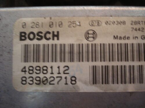 Centralita del motor DAF MAN 0281010254 BOSCH 4898112 83902718