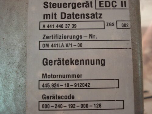 Centralita del motor  Mercedes A0004460739 0281001334 A4414463739