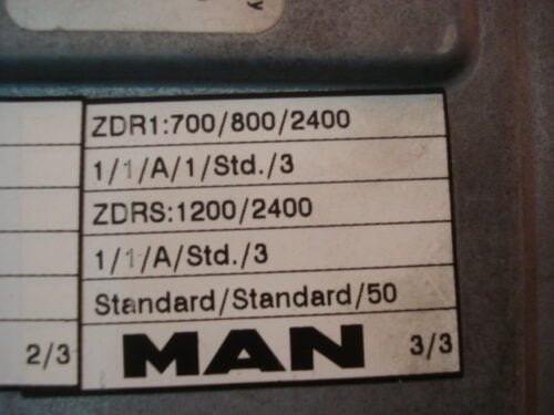 Centralita del motor MAN 0281020009 51116160219 51116161022 51116167219