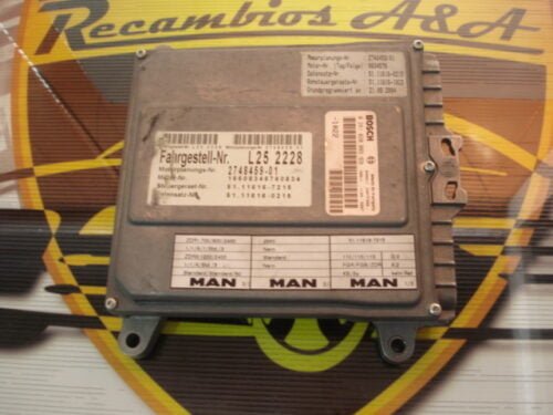 Centralita del motor MAN 0281020009 51116167215 51116160215 51116161022