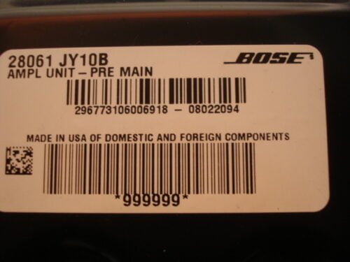 Amplificador Renault Koleos  28061JY10B 28061 JY10B 28060-JY10B 28060JY10B