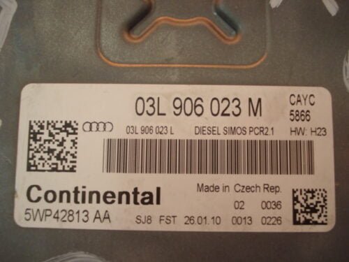 Centralita del motor Audi A3 8P 03L906023M 03L 906 023 M 5WP42813 AA