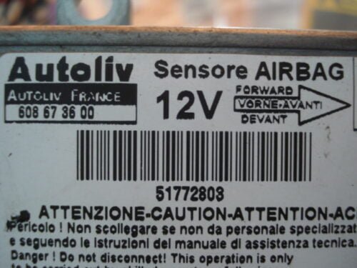 Airbag Centralita Fiat Doblo 51772803 AUTOLIV 608673600