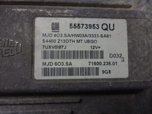 Centralita del motor OPEL CORSA MJD603SA 55573953QU 55573953 QU 7160023601