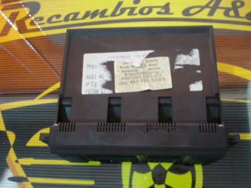 A/C Clima panel de control Audi 4A0820043D 4AO820043D 5HB00650000