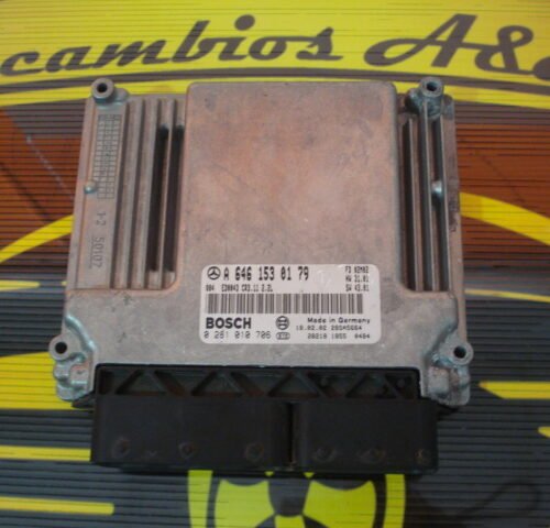 Centralita del motor MERCEDES W211 A6461530179 Bosch 0281010706