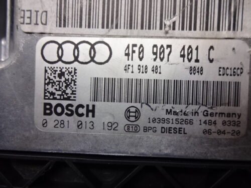 Centralita de motor Audi A6 4FO907401C 4F0907401C 4F1910401 0281013192 Bosch