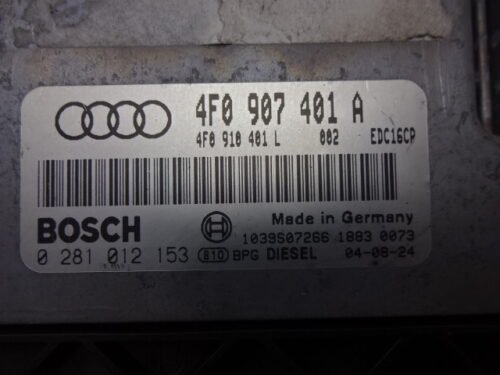 Centralita de motor Audi A6 4FO907401A 4F0907401A 4F0910401L 0281012153 Bosch