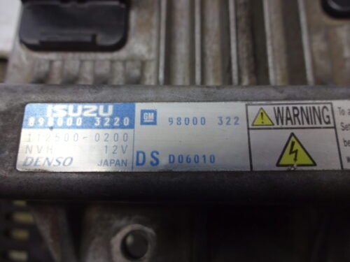 Centralita del motor Opel Isuzu 898000 3220 8980003220 112500-0200 1125000200