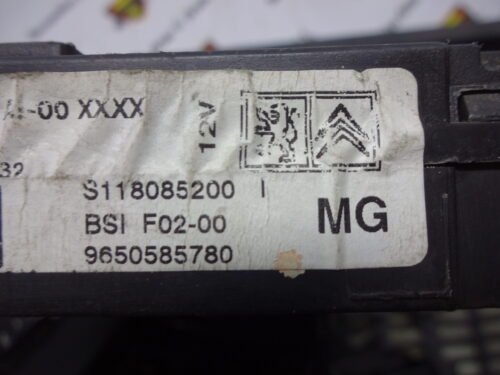 BSI Caja de fusibles Citroen C3 BSI F02-00 9650585780 S118085200I S118085200 I
