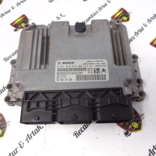 Centralita del motor CITROEN C3 0281019818 9805947780 9666729680
