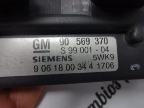Centralita del motor OPEL Vectra Zafira 90569370 SIEMENS 5WK91706