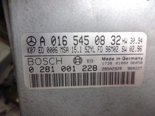 Centralita del motor Mercedes C W202 A0165450832 0281001228