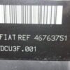 Centralita del motor Fiat 46763751 DCU3F.001 R04010032D 80847D DCU3F
