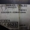 Lector de tarjeta clave Renault Espace Laguna 8200293678 433MHZ VALEO 73681911