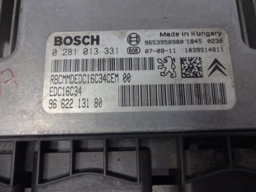 Centralita del motor Peugeot 9662213180 0281013331 0 281 013 331 1039S14811