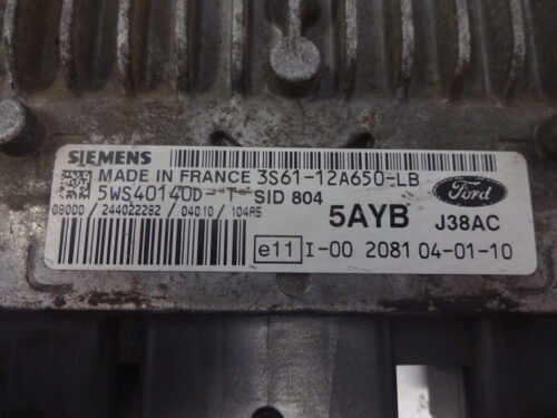 Centralita Ford Fiesta SID804 3S6112A650LB 5WS40140D-T 5WS40140DT