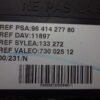 BSI Caja de fusibles Citroen Peugeot 9641427780 73002512