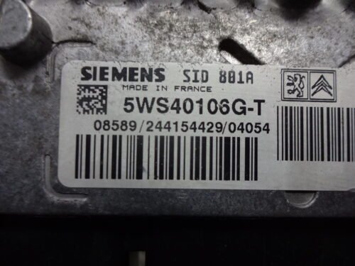Centralita  Citroen Xsara SID801A 5WS40106GT 9647423380 5WS40106G-T 9653647880