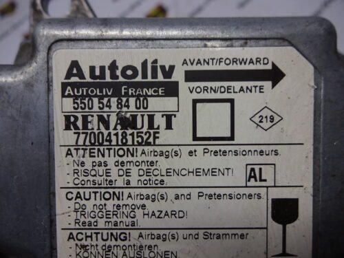 Airbag Centralita Renault Megane (AH) 7700418152F AUTOLIV 550 54 84 00 550548400