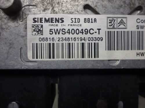 Centralita del motor Citroen SW9650517880 HW9647423380 5WS40049CT 5WS40049C-T