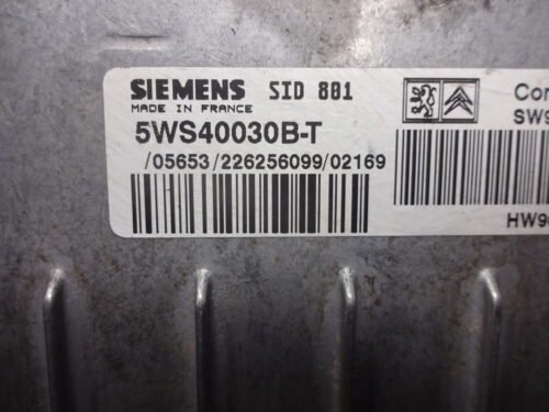 SW9646449280 HW9644302380 5WS40030B-T Centralita del motor Peugeot SW9646449280 HW9644302380 5WS40030BT 5WS40030B-T