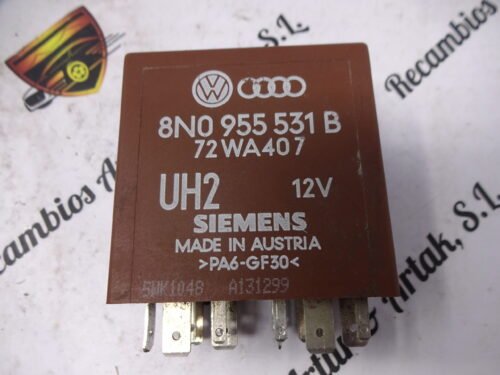 Relé del limpiaparabrisas  Audi TT 8N NM. 601 8N0955531B 8NO955531B 72WA407