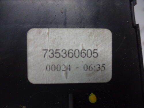 Botonera Elevalunas  LANCIA YPSILON FIAT 735360605 07032