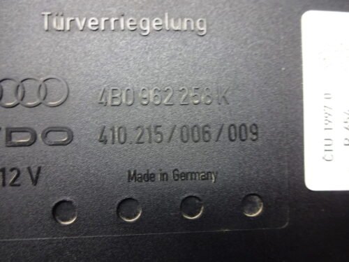 Controlador Confort Audi A6 4B0962258K 410 215 006 009 410215006009 4BO962258K