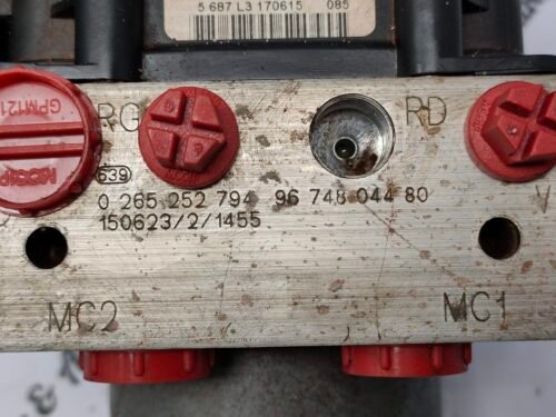 Unidad hidráulica del ABS   CITROEN C5 0265251413 0265951416 9674804480