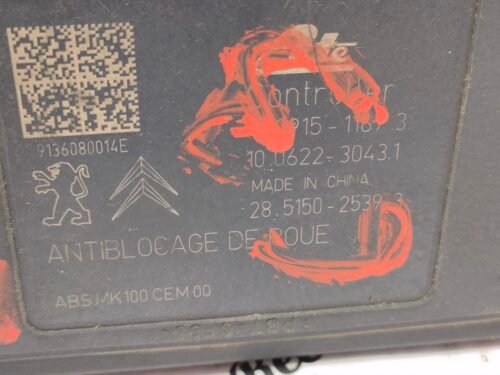 ABS CITROEN C3 PICASSO 9802460680 10022001214 10091511673 10062230431