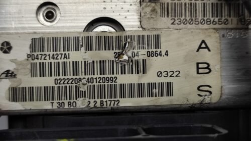 ABS Chrysler Voyager P04721427AI 04721427AI 04686702AC 25094602373