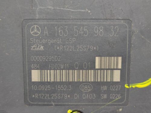 ABS Mercedes ML W163 A1635459832 10092515523 10020806372 A1634311312