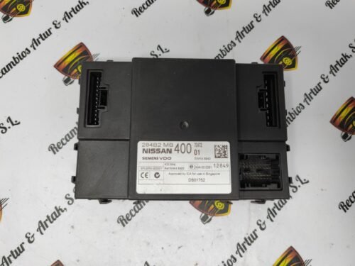 284B2MB400 BCM Caja de fusibles Nissan Patrol 284B2MB400 5WK48940 5WK48883 DB01752