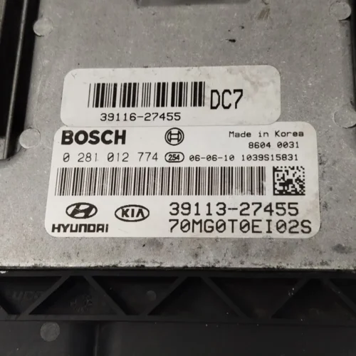 Centralita del motor KIA MAGENTIS 39116-27455 0281012774 39113-27455 3911327455 Centralita del motor KIA MAGENTIS 39116-27455 0281012774 39113-27455 3911327455
