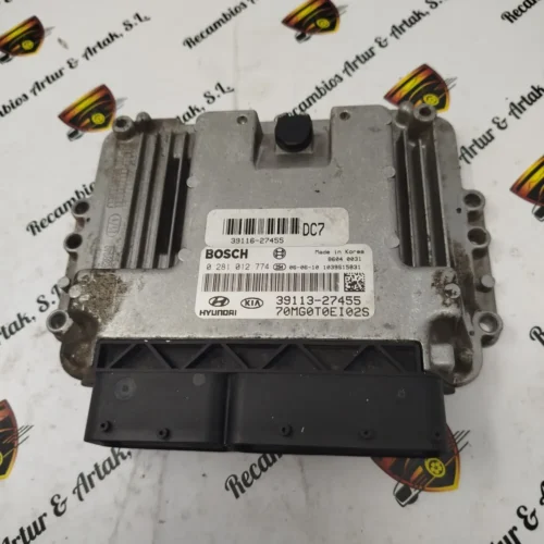 Centralita del motor KIA MAGENTIS 39116-27455 0281012774 39113-27455 3911327455 Centralita del motor KIA MAGENTIS 39116-27455 0281012774 39113-27455 3911327455