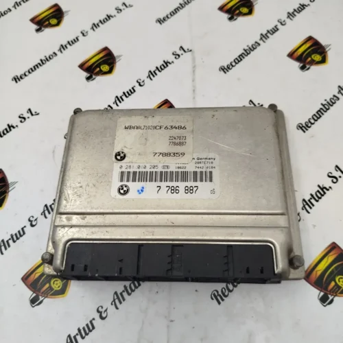 Centralita del motor BMW E46 320 7786887 7788359 2247073 BOSCH 0281010205
