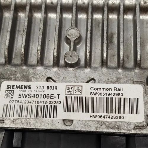 Centralita del motor Citroen 9651942980 9647423380 5WS40106E-T 5WS40106ET