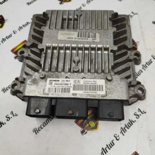 Centralita del motor Citroen 9651942980 9647423380 5WS40106E-T 5WS40106ET