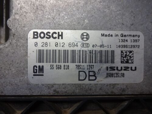 Centralita del motor Opel 55560810 55560810DB Isuzu 8980135190 0281012694 Centralita del motor Opel 55560810 55560810DB Isuzu 8980135190 0281012694