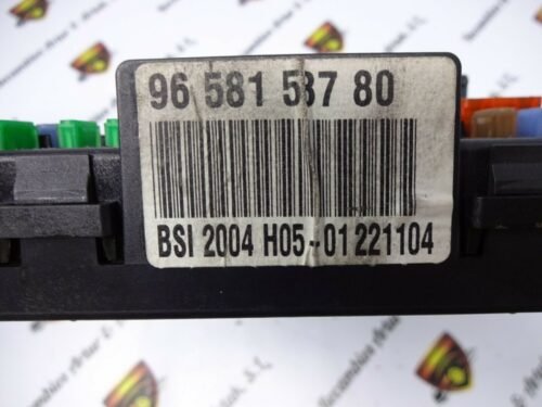 BSI Caja de fusibles / Citroen Peugeot BSI 2004 H05-01 9658158780
