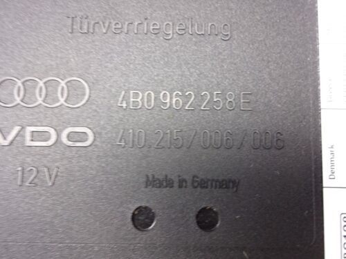 Controlador Confort Audi 4B0962258E 4B0 962 258 E 4BO962258E 410215006006