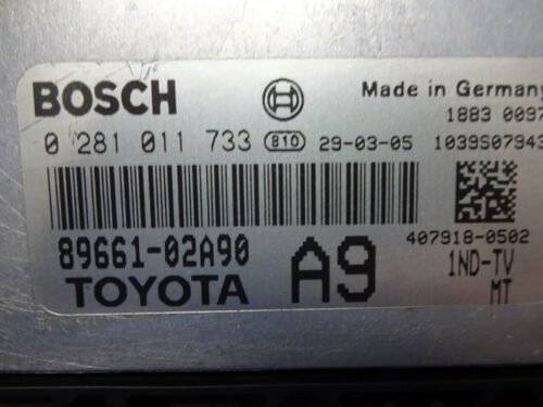 Centralita del motor Toyota 0281011733 89661-02A90 8966102A90