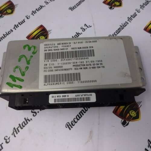 Centralita ABS IVECO EuroCargo 500383214 504005455 500383214 14022933