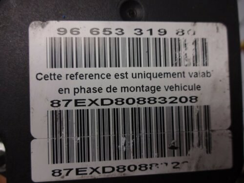 ABS Citroen C4 Peugeot 9665331980 9660107180 0265800555 0265231796 0 265 231 796